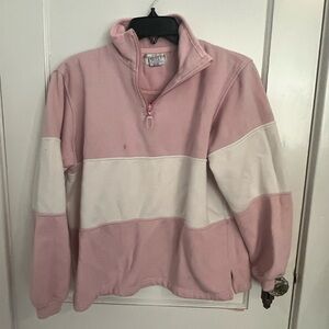 Signature Pink Quarter-Zip Top